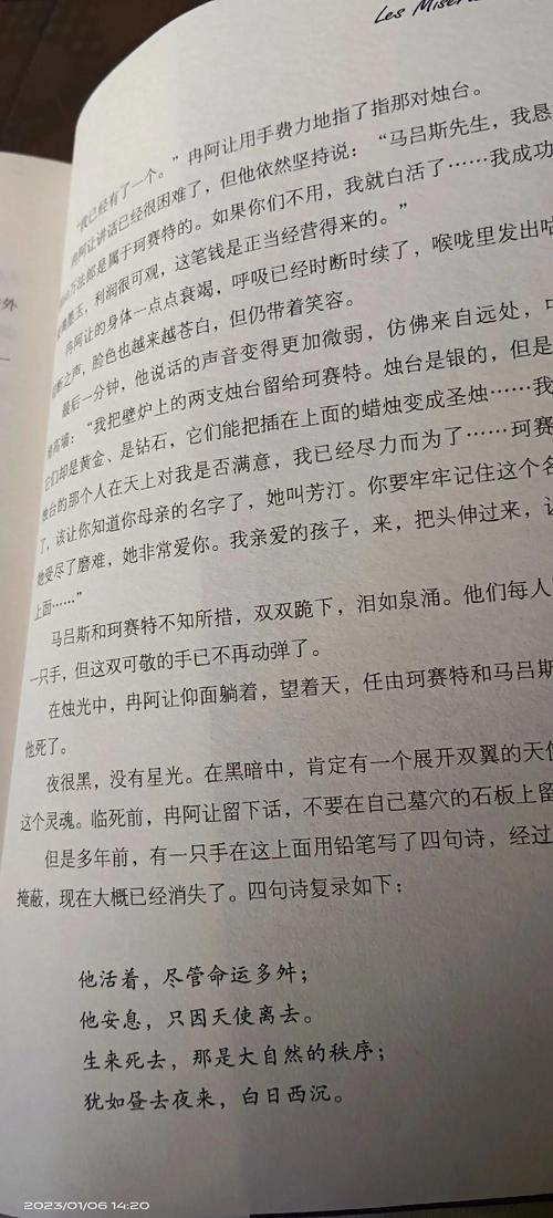 悲惨世界在线阅读｜雨果经典名著完整版